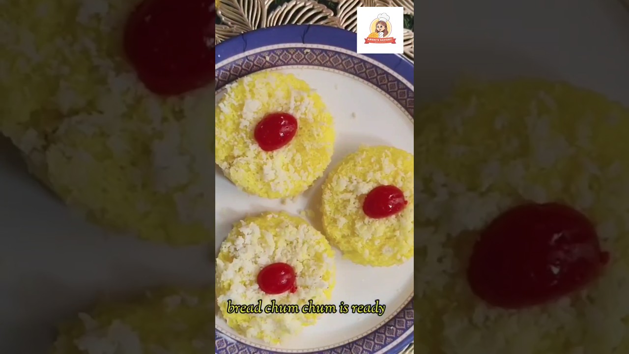 #instant bread chum chum recipe#cham cham recipe with outfire#dessert #shorts#youtubeshorts#trending