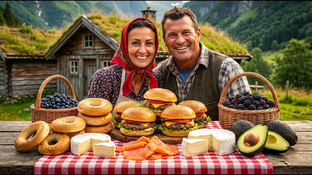 How to make a delicious Salmon and Avocado bagel at home || faraway life #youtube