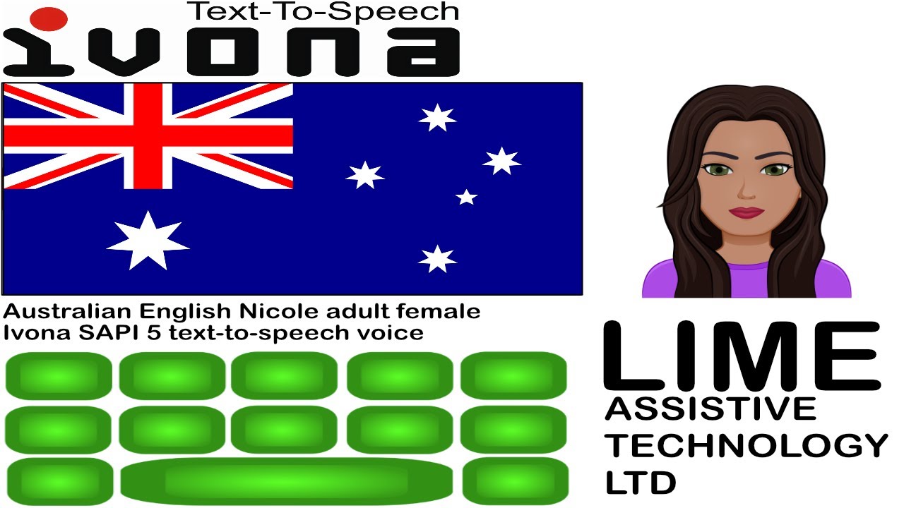Nicole Australian English adult female Ivona text to speech voice
