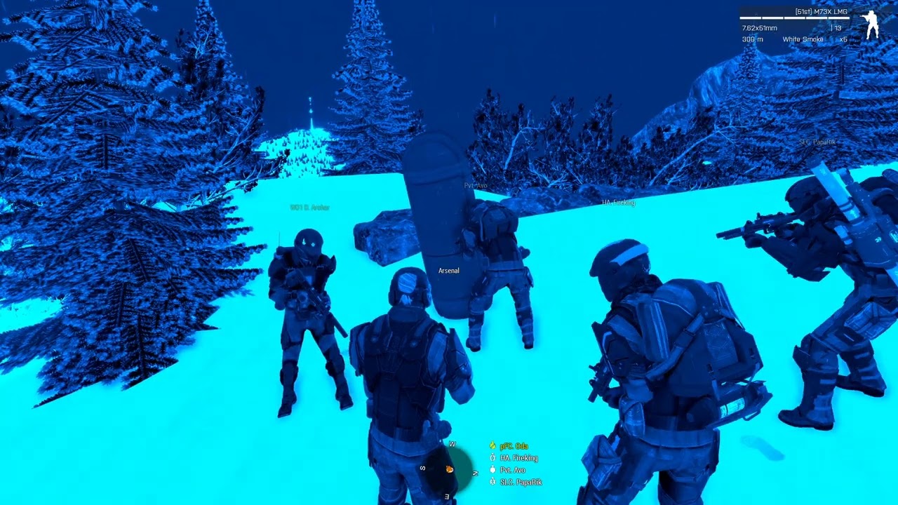 It's in the trees... (Ft. Machine Gun Police?) [51st STB]