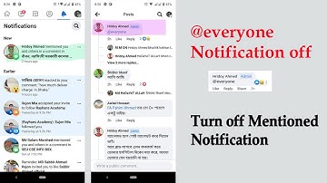 Facebook @everyone Notification Turn OFF