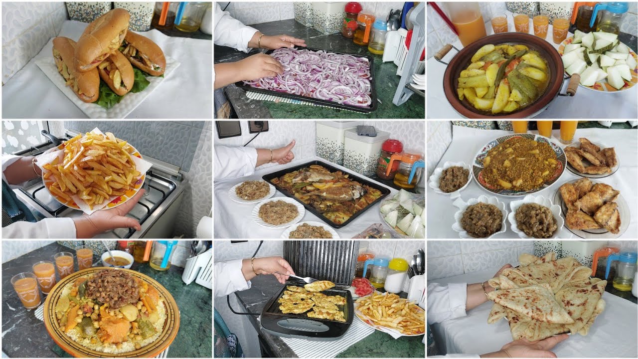 رجعت نظام غذائي متوازن 💯 جدول الاكل الاسبوعي/ كل نهار بداية جديدة الحمد الله 🤲 تدبير البيت المغربية