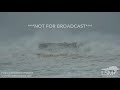 10-10-2018 Sunnyside, Fl Hurricane Michael big waves and surge flooding into  beach condos