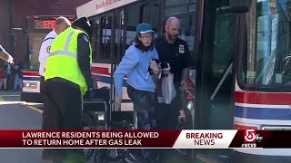 Most residents allowed to go back home