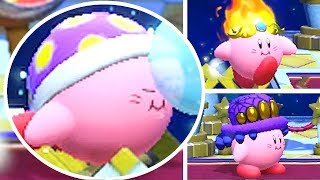 Kirb All Copy Abilities Transformations in Kirby Star Allies (All Kirby Hats)