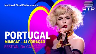 Mimicat - Ai Coração | Portugal 🇵🇹 | National Final Performance | Eurovision 2023