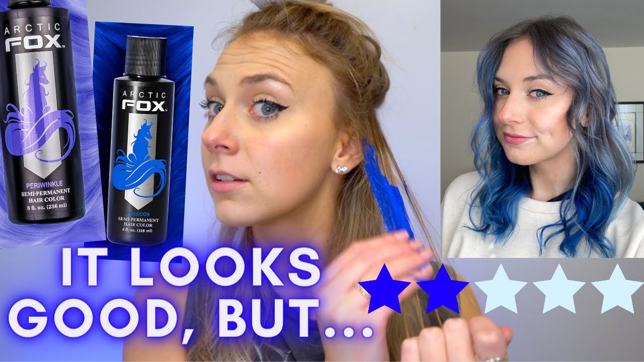 Testing Arctic Fox Poseidon & Periwinkle Dye *Fail?* - Youtube