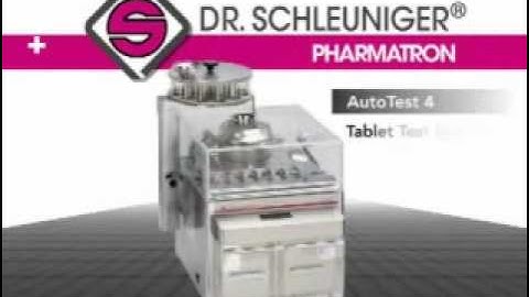 AT4 - The most reliable Tablet Testing System on the market, Dr. Schleuniger Pharmatron
