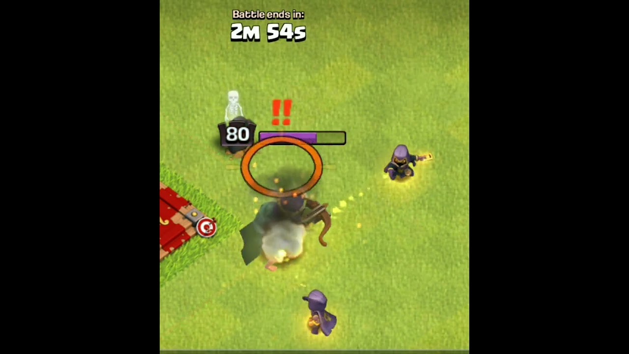 Archer Queen Vs 3x Head Hunter : Clash of Clans 