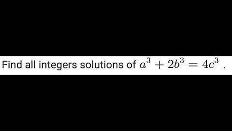 Infinite-Descent And a^3+2b^3=4c^3