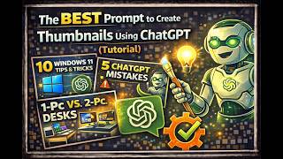 The BEST Prompt to Create Thumbnails Using ChatGPT (Tutorial)