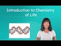 Chemistry Foundations for Understanding Life and Biology