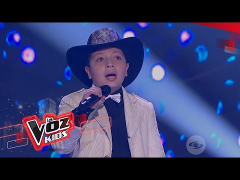 David Santiago canta ‘La Calandria’| La Voz Kids Colombia 2022