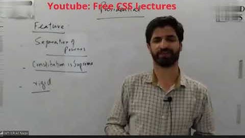 Lec 18 Political Science Sir Ali Naqvi - Presidential System ❘❘ JWT, WTI - CSS, PMS