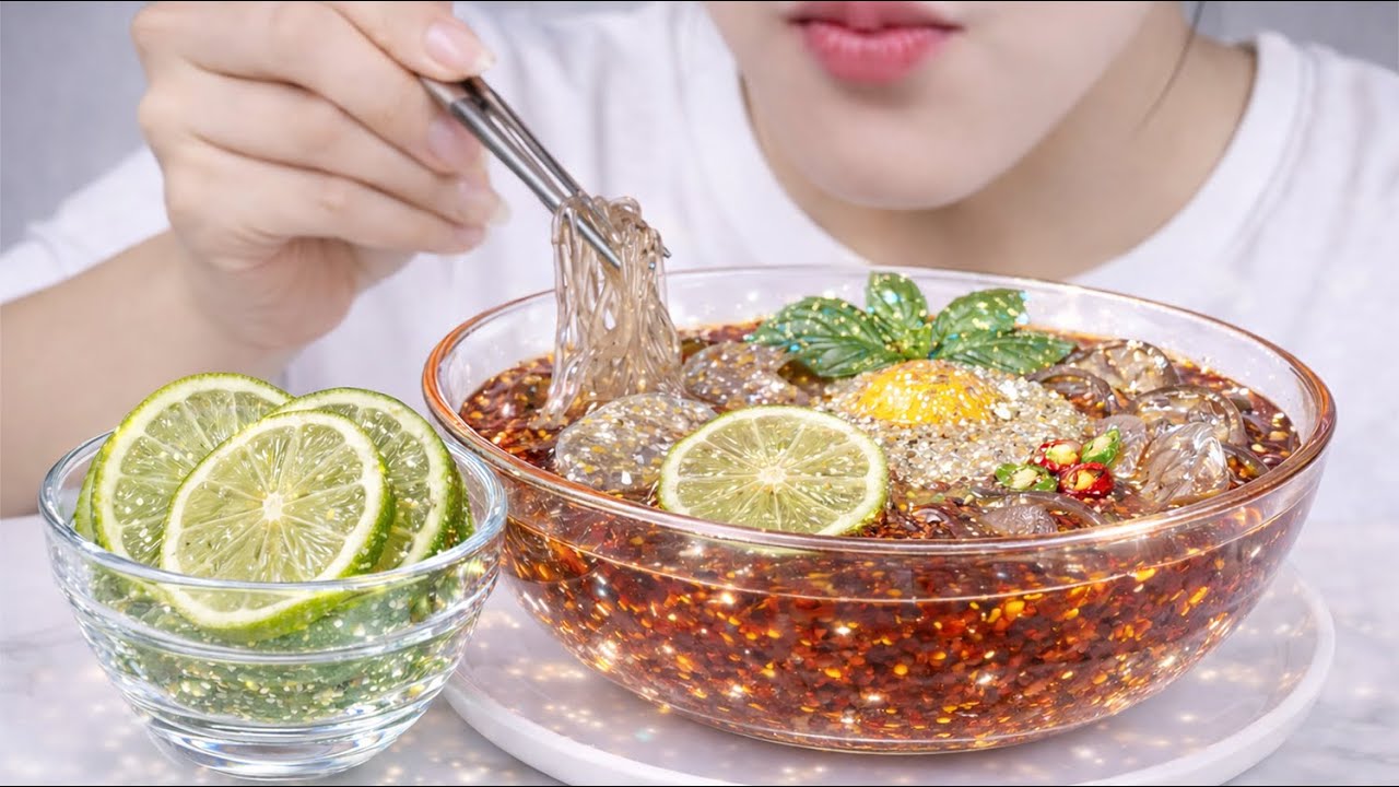 Makin Veggie Ramen Bowl … But Made of GLASS 🍜