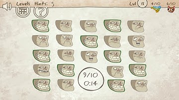 Level 18: Troll face  Quest Unlucky