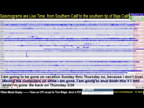 Southern California Earthquake Monitor, Live Stream