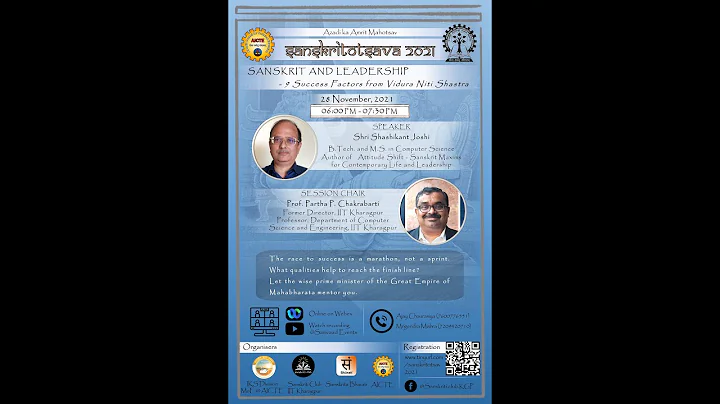 Sanskrit and leadership: Shri Shashikant Joshi