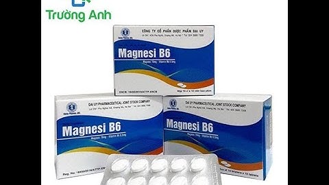 Magnesi B6 Đại Uy - Giúp bổ sung magnesi và vitamin B6 cho cơ thể - Quaythuoctruonganh