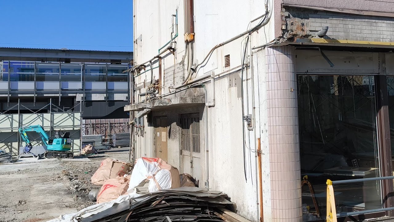 新JR松山駅周辺再開発状況 2025年(令和7年)11月下旬〜2025年(令和7年)12月上旬3