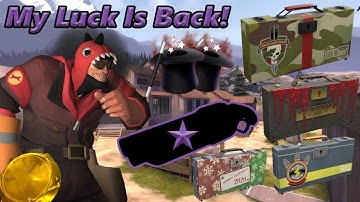 TF2 Unboxing: MY LUCK IS BACK! 100 Mixed Skin Cases! Unusual Unboxed!