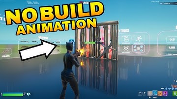 How to Get No Build Animation On Console (Xbox/PS5/PS4) (2025)