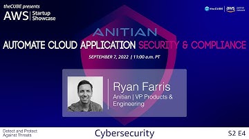 Ryan Farris, Anitian | AWS Startup Showcase S2 E4 | Cybersecurity