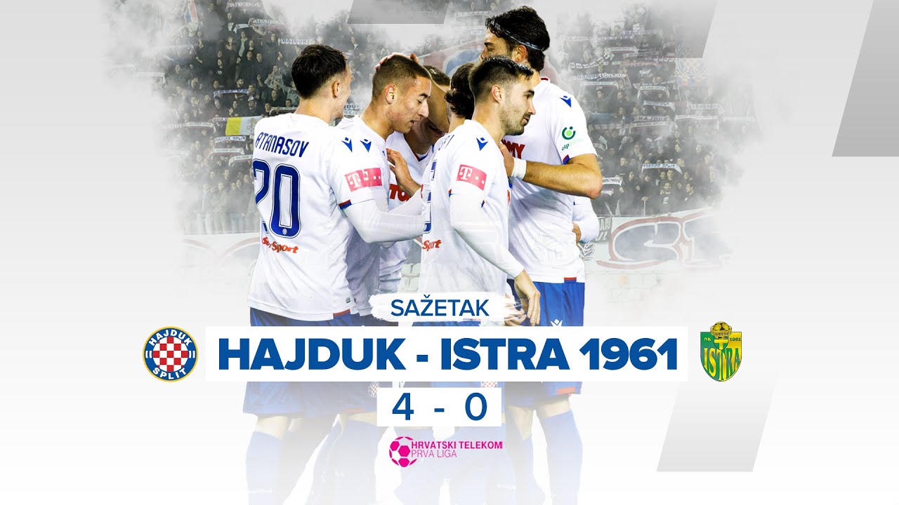 HNL Round 17 Recap: Hajduk Tops Istra 4:0, Wins for Osijek, Rijeka, Dinamo  - Total Croatia