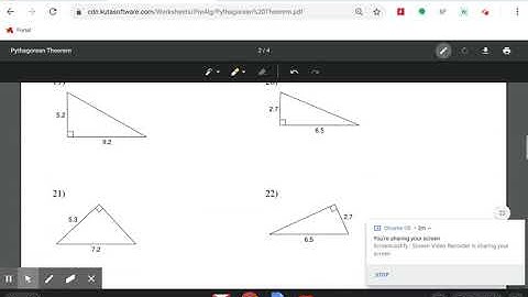 Assignment #4 Pythagorean Theorem Video
