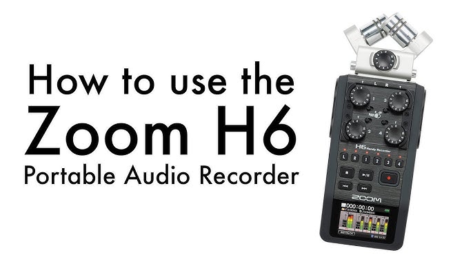 Zoom H6 All Black Handy Recorder