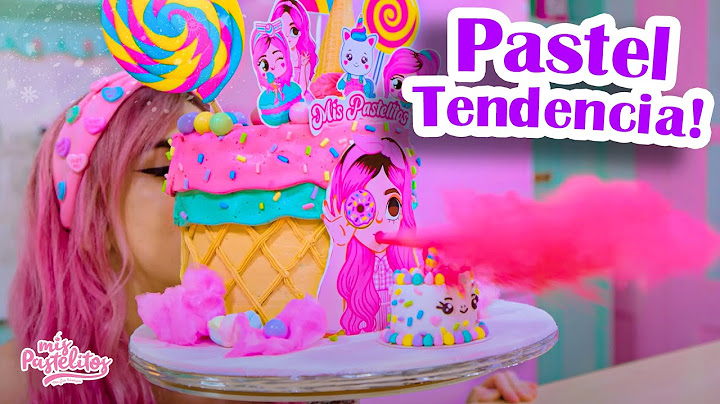 PASTEL QUE SOPLA POLVOS MÁGICOS EN TENDENCIA | MIS PASTELITOS