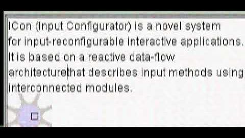 Input Configurator – PB floating quikwriting