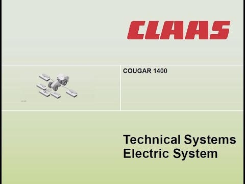 Claas Cougar 1400 Mower - Electric Systems
