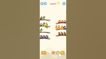 Bird Sort Colour GAMEPLAY LEVEL 7🔥Subscribe Channel@8-Bit games🔥