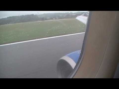 Landing at Bristol International Airport onboard Thomas Cook Airlines Airbus A320 G-OMYA. This was taken from Seat 4F on the flight from Reus.