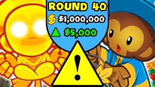 So I played the FORGOTTEN Game Mode... $1,000,000+ in DEFENSE! (Bloons TD Battles) screenshot 1
