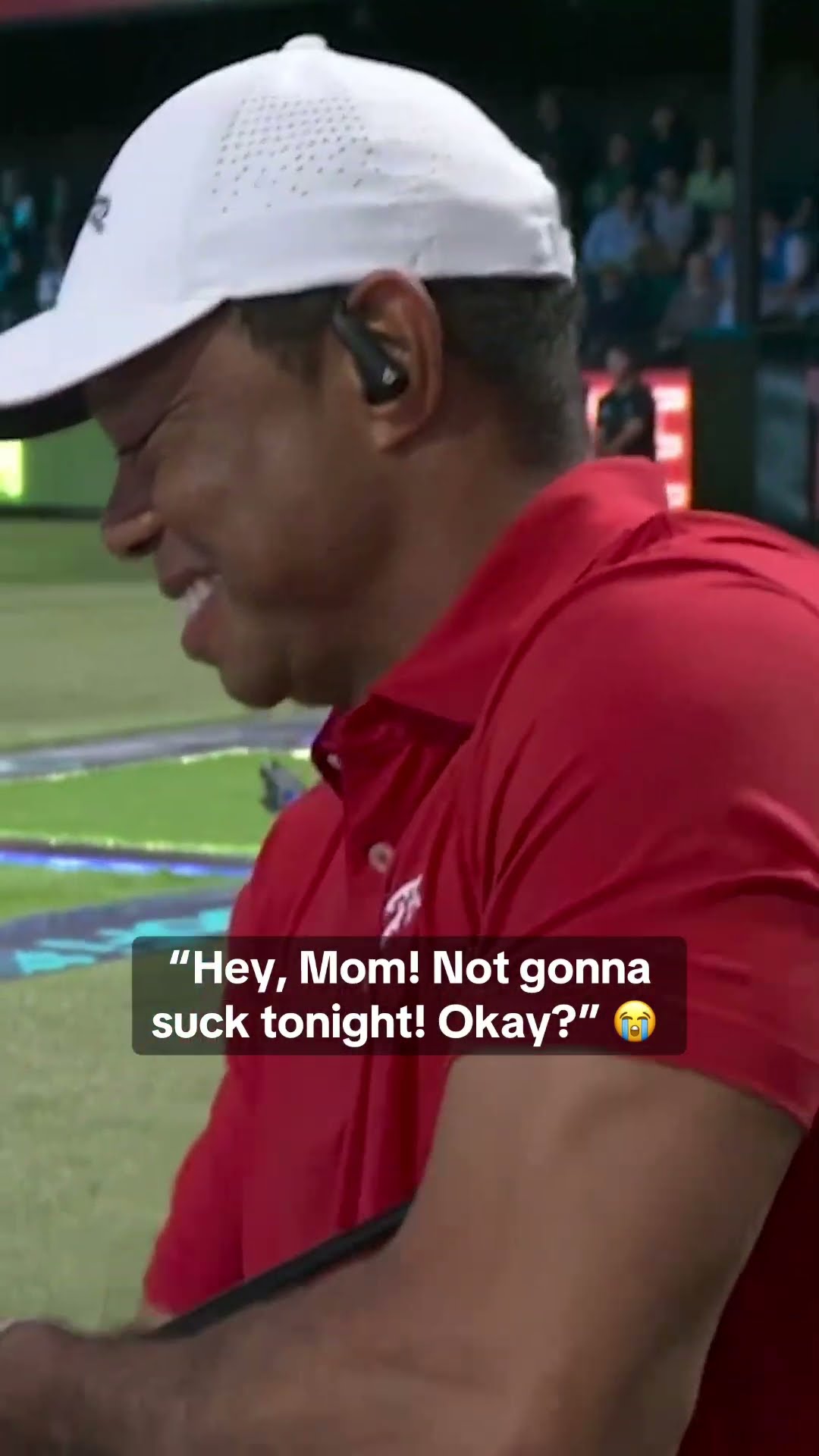 Tiger Woods to his mom ?