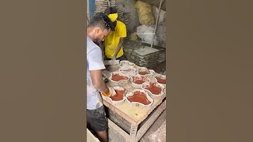 Amazing Concrete Paver Block interlocking Tiles Making Complete Process  #shorts