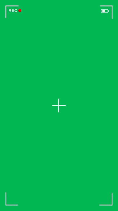 Video Camera Viewfinder Greenscreen #greenscreen #motiongraphics #viewfinder #greenscreenvideo