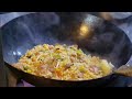 Chinese street foodnight market riz frit nouilles frites