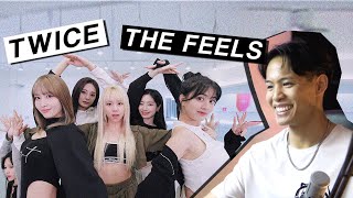 Dancer Reacts to TWICE - THE FEELS Dance Practice (Moving Ver.)