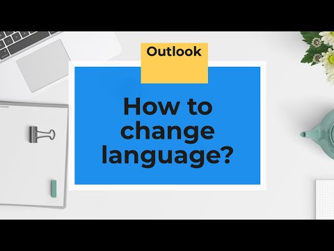 Outlook   How to change language
