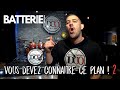 Cours de batterie : vous devez connaitre ce plan ! #2 Cédric Hilaire