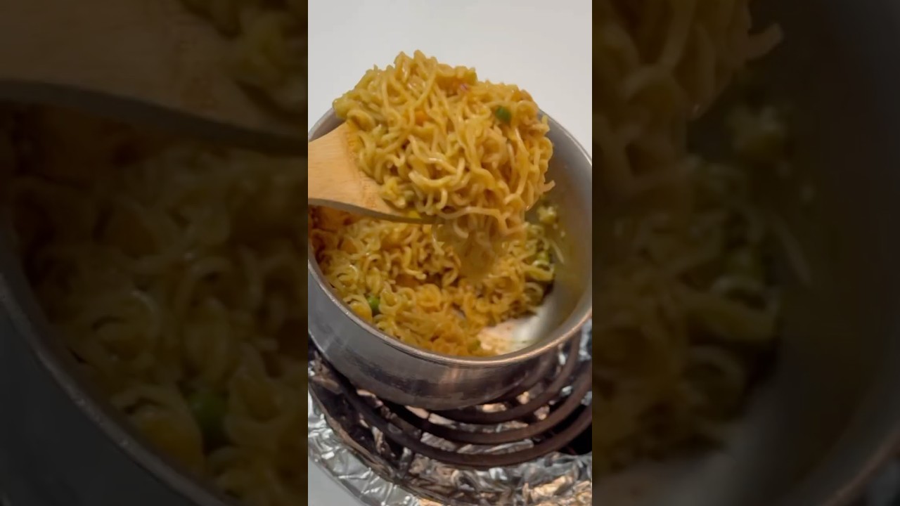 Midnight Maggi Masala Noodles + Chill Music = Happiness 🌙🍜🎶 