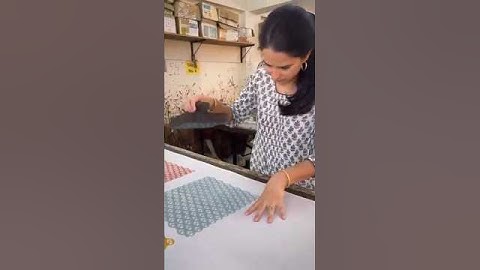 Hand Block Print Jaipur...#shortsviral #subscribe #handmade #blockprinting #trending #viralshorts