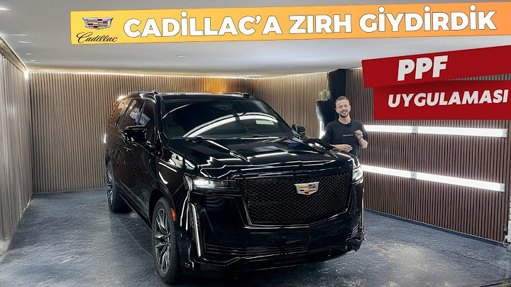 Cadillac Escalade’e Çizik Geçirmez Dokunuş / PPF kaplama