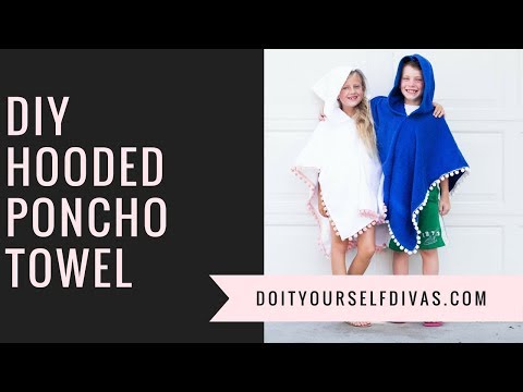 Video: Children's Towel-poncho (21 Photos): Pros And Cons, Pattern And Sewing Of A Poncho Towel With A Cotton Hood For A Girl