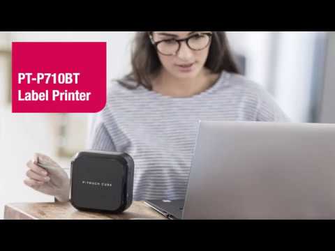 Brother’s PT-TOUCH CUBE PT-P710BT Bluetooth Label Printer Brother’s PT-TOUCH CUBE PT-P710BT Bluetooth Label Printer