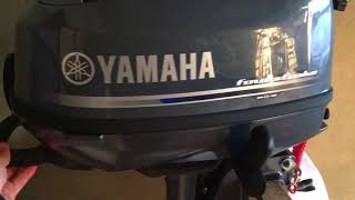 Yamaha F5 AMHS если новый мотор после покупки не поворачивается