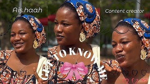 My very first YouTube video..Please engage @notinle inspired me